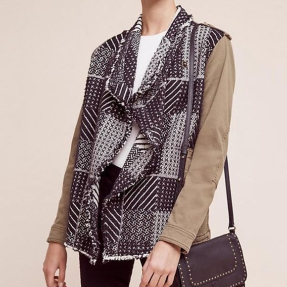 Anthropologie HEI HEI Jacket/Front Sweater size small - Picture 2 of 7